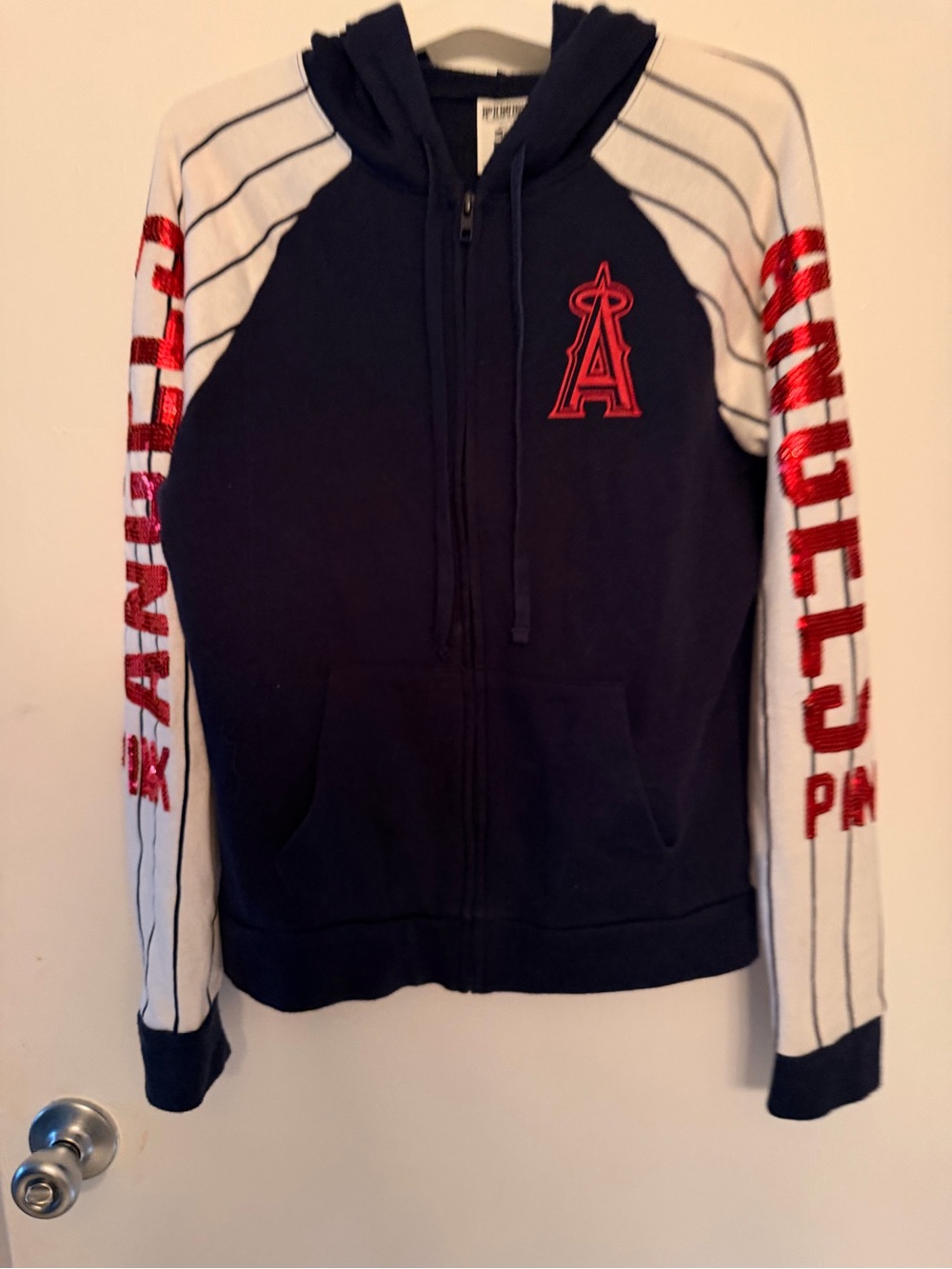 Angels PINK VS MLB zip up